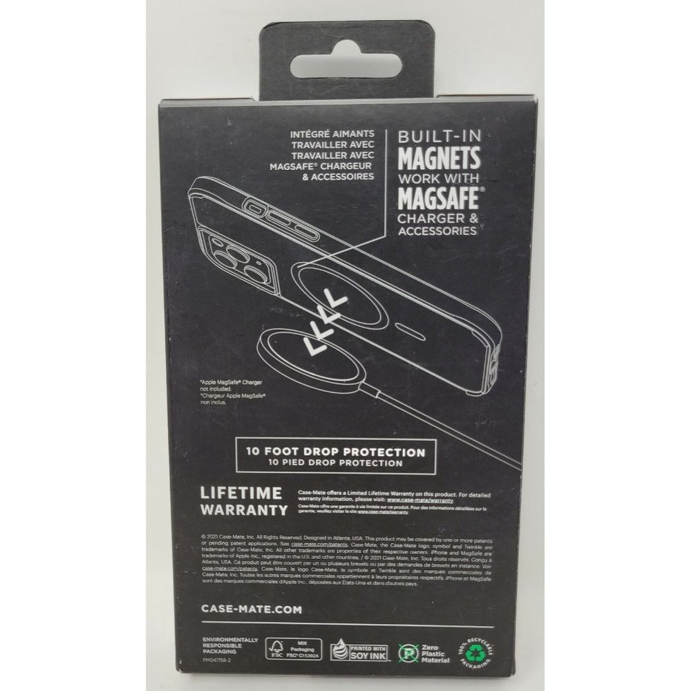 Case-Mate Twinkle MagSafe Case for iPhone 13 Mini / iPhone 12 Mini 5.4" Stardust - Picture 4 of 4